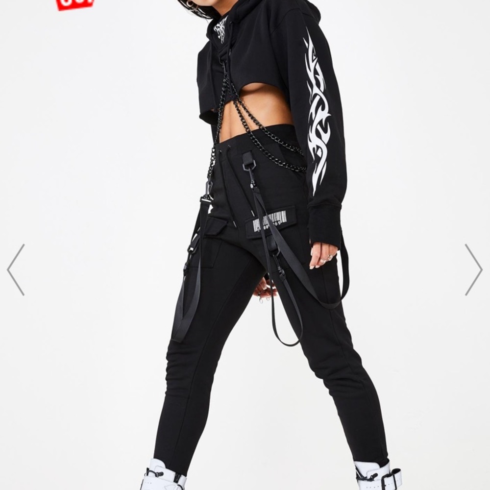 Dolls kill digital blaze joggers